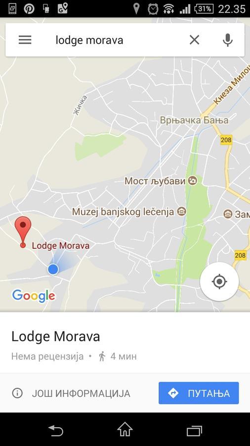 Lodge Morava Vrnjačka Banja Exterior foto